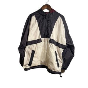 NIKE AIR MENS LARGE HALF ZIP PULLOVER HOODIE WINDBREAKER